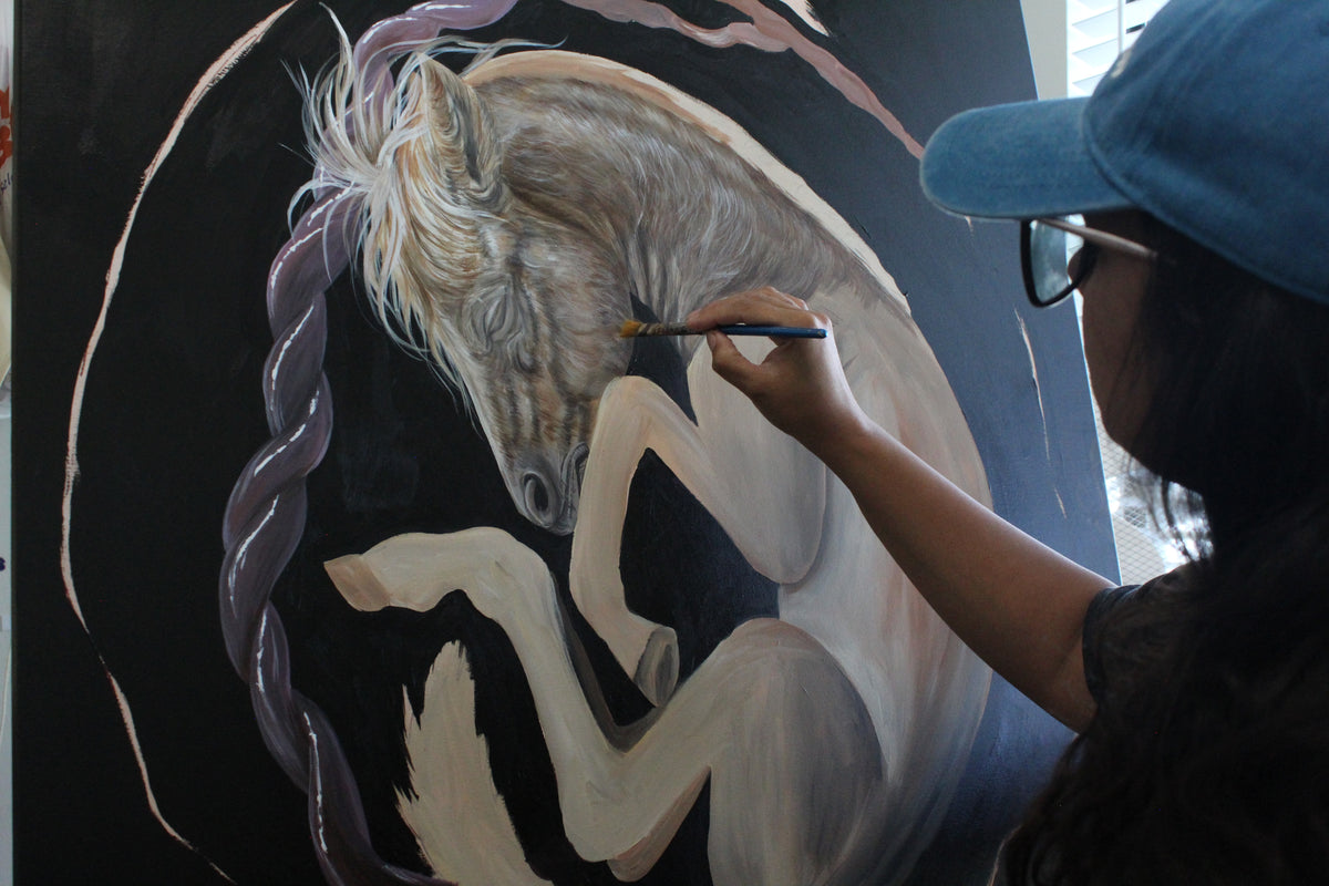 Genesis Collection | Foal Original Animal Painting