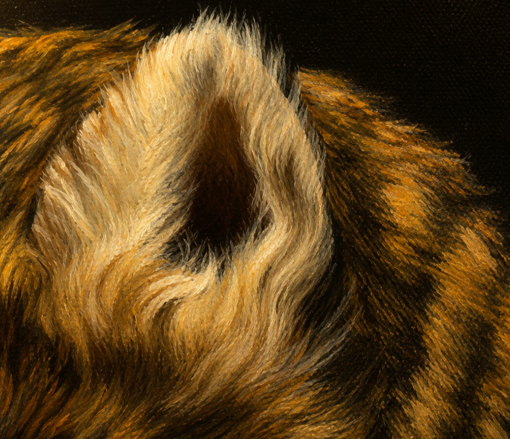 Genesis Collection | Tiger Cubs Original Animal Painting