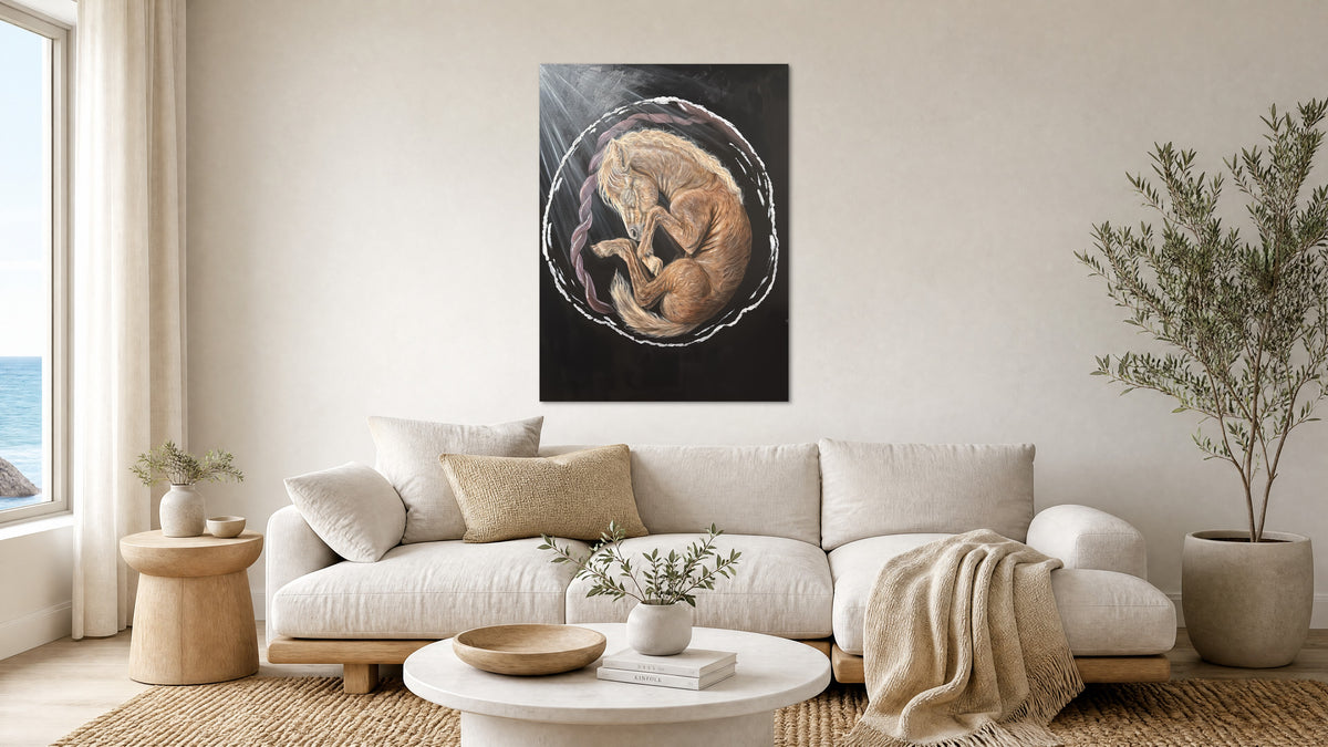 Genesis Collection | Foal Original Animal Painting